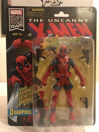 Marvel Legends 80th Anniversary X - Force Deadpool In Hand