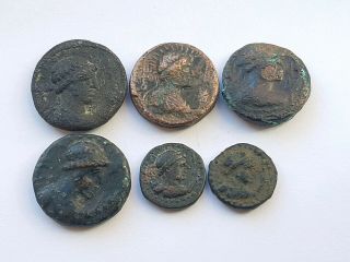 Ancient Coin Vima Takto Kushan Bactria Indo Greek Islamic Mughal Sikh Gandhara