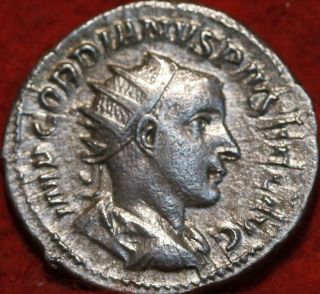 238 - 244 Ad Ancient Roman Coin Gordian Iii Silver
