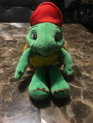 Rare Franklin The Turtle 12 " Toy Plush With Baseball Hat Nick Jr Stuffed