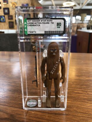 Vintage Star Wars First 12 Chewbacca Action Figure Afa 80 Graded