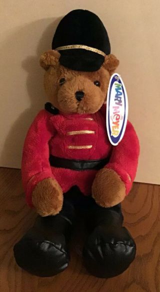 Mary Meyer Plush Teddy Bear Toy Soldier Sitting Stuffed Bean Animal Toy With Tag