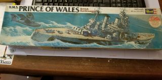 Revell 1/570 Scale Hms Prince Of Wales British Battlewagon Ww2 Battleship
