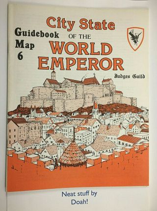 Judges Guild • City State Of The World Emperor • Guide Book 6 • 1982