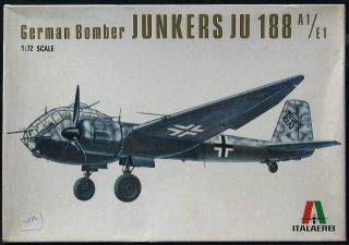 1/72 Italaeri Models Junkers Ju - 188 German Wwii Bomber