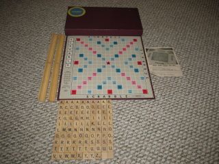 Vintage 1953 Selchow & Righter Scrabble Game Complete