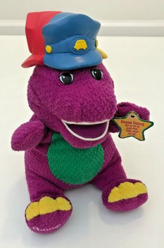 Silly Hats Barney & Friends Fisher Price Mattel Sings 11 " Plush Stuffed 2001