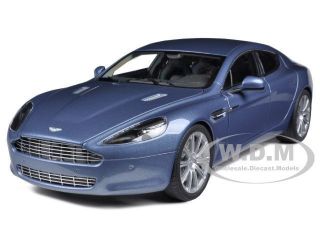 Boxdented Aston Martin Rapide Concours Blue 1/18 Diecast By Autoart 70218