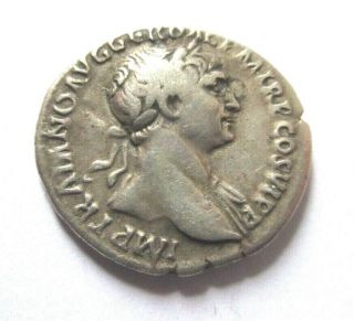 Denar Of Trajan Rv.  Arabia Standing Facing