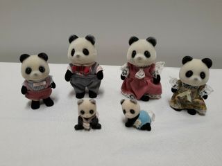 Calico Critters Sylvanian Families Wilder Panda Family W Twin Babies