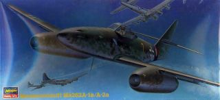 1/72 Hasegawa Models Messerschmitt Me - 262a - 1a/a - 2a Jet Fighter
