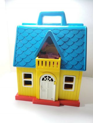 Vintage Illco Sesame Street Nursery House With Characters And Accessories 1990