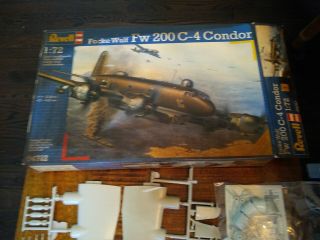 Revell 1:72 Focke - Wulf Fw200 Fw - 200 C - 4 Condor Bomber Plastic Model Kit 04312