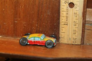 Tiny Tin Litho Antique Toy Taxi Cab Car