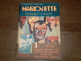 4 MARIONETTE HOBBY - CRAFT Magazines / Books 1 thru 4 by Helen Fling dated 1937 2