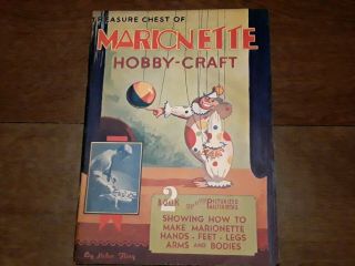 4 MARIONETTE HOBBY - CRAFT Magazines / Books 1 thru 4 by Helen Fling dated 1937 3