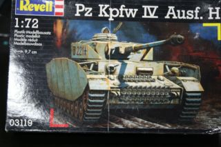 1/72 Revell Pz Kpfw Iv Ausf.  H German Wwii Model Detail Tank