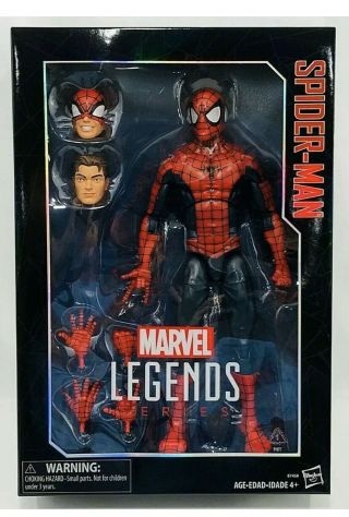 Marvel Legends Series 12 " Inch Spider - Man Peter Parker Action Figure