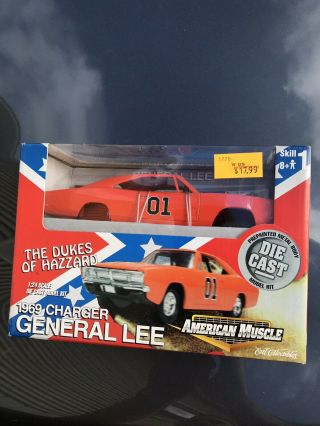 Dukes Of Hazzard 1969 Charger General Lee American Muscle Car Ertl 1/24 Scale