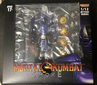 Nycc 2019 Storm Collectables Mortal Kombat Exclusive Smoke 1/12 Figure Mib