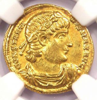 Roman Constantine I Av Solidus Gold Coin (307 - 337 Ad) - Certified Ngc Choice Xf