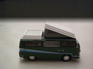 1/64 Scale 1972 Vw / Volkswagen Type 2 Campmobile - Gorgeous - Greenlight