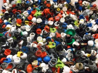 ☀️new Lego 20 Assortment Of Hats,  Hair,  Helmets For Lego Minifigs Minifigure
