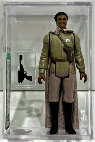 Vintage Kenner Star Wars Potf Lando Calrissian - General - Afa 80,