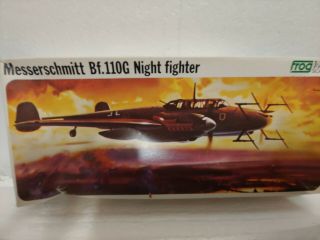 1/72 Messerschmitt Bf110 Night Fighter Frog Model Kit