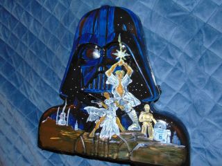 Vintage Star Wars Darth Vader case.  Custom painted Hildebrandt Poster from ANH 3
