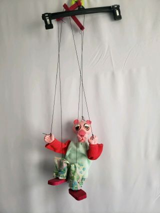 Vintage Marionette Puppets The Pink Panther Made In Mexico Guc Retro