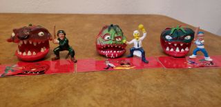 Attack Of The Killer Tomatoes Action Figures Tomacho,  Ketchuck,  Wilber