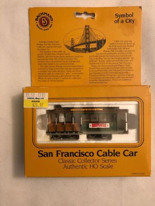 San Francisco Cable Car Trolley Beefeater Power & Mason Ho Scale