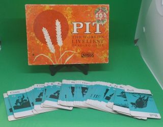 Vintage 1964 Collectible Pit Card Game - Complete With Rules