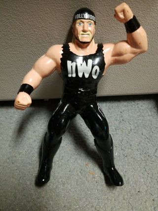 1996 Hollywood Hulk Hogan Nwo Wcw Osftm Monday Nitro Action Figure Toy