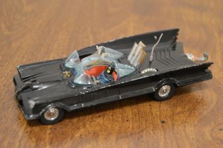 Vintage Diecast Corgi Batmobile C267 W/ Batman Driver Blade And Launcher