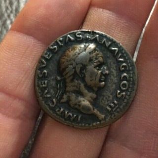 Ancient Roman Coin Ae As Vespasian 71ad Aequitas Avgvsti Ric482 9.  21g