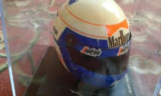 Alain Prost 1985 mini Helmet Spark 1/5 Mclaren Porsche F1 Casco Casque W/ Decals 2