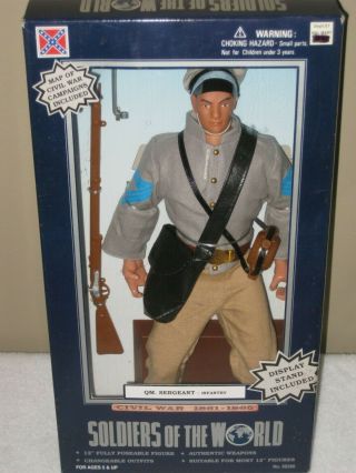 Qm Sergeant Infantry Civil War Soldiers Of The World 12 " Figure 1998