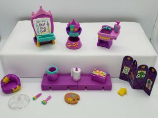 Shopkins Happy Places Rapunzel Painters Corner Theme Pack - Dollhouse Decor