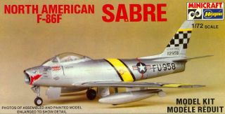1/72 Hasegawa Minicraft Models North American F - 86f Sabre Jet Fighter Nmib