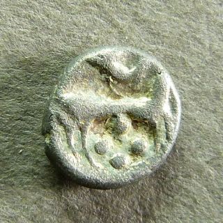 Celtic 1/4 Gold Stater /electrum Remi Tribe (france - Reims Area) C.  80 - 50 Bc.