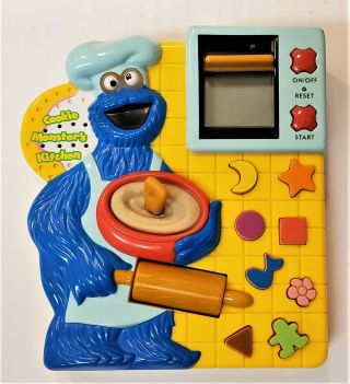 2000 Sesame Street Cookie Monsters Kitchen Handheld Electronic Toy Mattel Henson