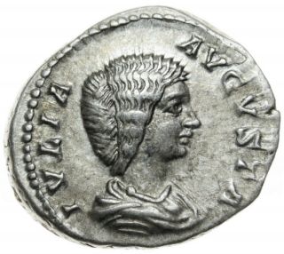 Julia Domna (193 - 217 Ad) - Ar Denar (pudicitia).  Laodicea Ad Mare / Ric 644