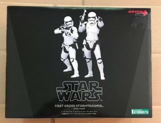 Kotobukiya Artfx,  Star Wars First Order Stormtrooper 2 Two Pack 1/10 Scale Model