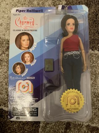 Mego Tv Favorites Charmed Piper Halliwell 8 " Action Figure Holly Marie Combs