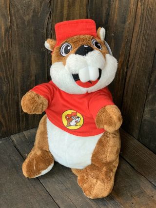 Buc - Ees 11 " Bucee The Beaver Plush Texas Gas Station Grocery Store Mascot Euc