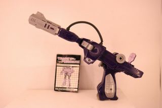 Generation 1 G1 Vintage Transformers Shockwave Decepticon Ray Gun Figure