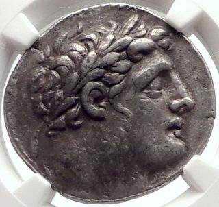 Tyre Shekel Ancient Biblical Silver Jewish Temple Tax Greek Coin Ngc I69562