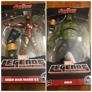 Marvel Legends Hulk & Iron Man (thanos Baf)